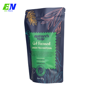 Cao 100g lỏng lá trà độ ẩm bằng chứng Nắp kéo tùy chỉnh đứng lên túi trà với ISO chứng nhận biểu tượng tùy chỉnh moq 500 cái - Product Image 3