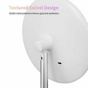 Wholesale Custom Logo Color Tabletop Stepless Dimming Adjustable Metal Stand Vanity Round Led With <strong>Light</strong> <strong>Makeup</strong> <strong>Mirror</strong> - Product Image 6