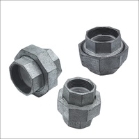 Raccord mâle en fonte zinguée basse pression, fileté BSP, DN20-50, pour applications huile, eau, gaz, chemiques