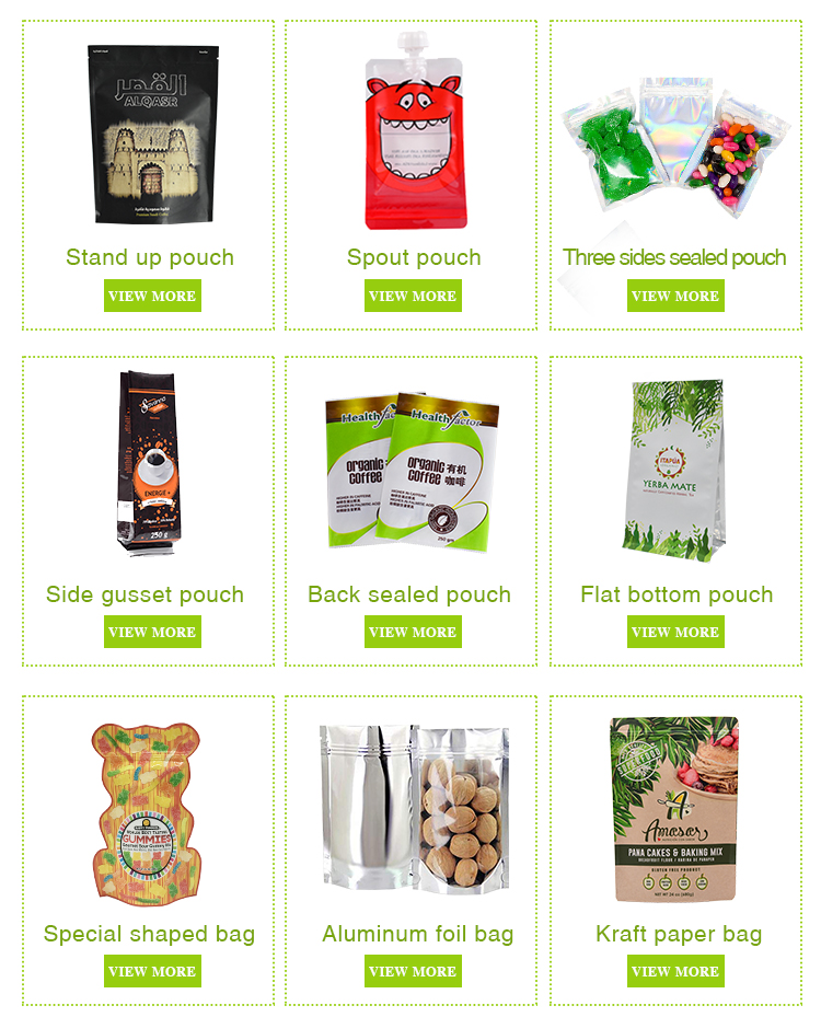 Biodegradable Moistureproof Kraft Aluminized Foil Flat Bottom Standup Square Bottom Coffee Bean Packaging Bag