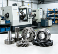 Engrenage hélicoïdal à faible bruit, usinage CNC sur mesure, acier allié, rectification, électroérosion à fil, engrenage de transmission de précision, moulage par injection, automatisation
