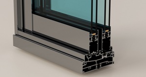 Fenêtre coulissante horizontale haut de gamme 100T à cadre mince, isolée thermiquement, avec verre creux de 24 mm pour la construction résidentielle - Product Image 2