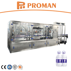 Machine de <span class=keywords><strong>remplissage</strong></span> d'eau pure en bouteilles de 3, 5 et 10 litres, ligne de production automatisée 3-en-1, projet clé en main - Product Image 1