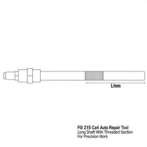 FG 215 Ca4 Auto Repair <b>Tool</b> Long Shaft With <b>Threaded</b> Section For Precision Work - Product Image 2