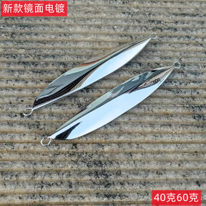 เหยื่อตกปลา <span class=keywords><strong>Fishdom</strong></span> OEM 40g/60g แบบจมเร็ว หมุนช้า รูปทรงแผ่นเหล็ก สำหรับตกปลาทะเลน้ำลึก ตกปลาจากเรือ เหยื่อจิ๊กชุบโครเมียม เหยื่อตกปลาทูน่าชุบโครเมียม - Product Image 3