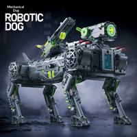 Robot Perro Mecánico Armado 89141, Plástico ABS, Escala 1:8, Bloques de Construcción Modernos Compatibles, Modelo de Juguete Educativo para Edades de 8 a 13 Años