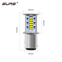 EURS 1156 Stroboskop Neue Motorrad-Blinkleuchte P21W 1157 4014 30SMD Elektrofahrzeug LED-Bremslichter Weiß Rot Blau