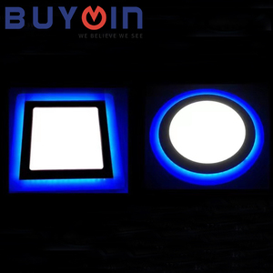 Bóng Đèn Led 110V 220V Thâm Quyến Bảng Đèn Led 3 + 3W 6 + 3W Luz Đèn Trần 12 + 4W 18 + 6W Đèn Led Hai Màu - Product Image 2