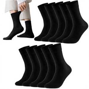 Thigh High Cotton Solid Casual Breathable Woven Spring Men's <b>Socks</b> <b>Black</b> White Luxury Wholesale - Product Image 3
