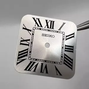 New Luxury 27MM Square Face Dial <b>Watch</b> with Sun Pattern Metal NH35/36 Movement Without Luxuryminous - Product Image 3