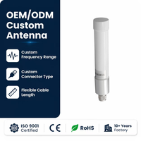 Antenne extérieure 5G LTE 698-3800 MHz ultra large bande N-Femelle 10dBi à gain élevé omnidirectionnelle en fibre de verre, prise en charge OEM personnalisée