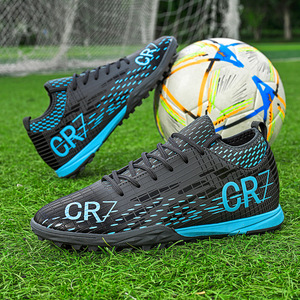 Zapatos de Fútbol <span class=keywords><strong>para</strong></span> Niños con Tacos AG, Transpirables y Cómodos, <span class=keywords><strong>para</strong></span> Césped <span class=keywords><strong>Artificial</strong></span>, con Plantilla de Goma, <span class=keywords><strong>para</strong></span> la Temporada de Primavera - Product Image 1