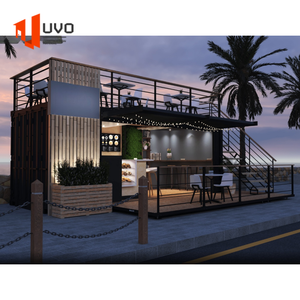20 pieds Pop-Up Shop Cafe Bar Conteneur Café Boutique Conteneur Alimentaire Restaurant Cuisine <span class=keywords><strong>Kiosque</strong></span> Préfabriqué pour l'extérieur - Product Image 3