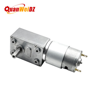 Moteur électrique miniature à engrenage à vis sans fin QuanWeiDZ 5840-555, 56 mm, montage sur bride, autobloquant, couple élevé, 12V 24V - Product Image 2
