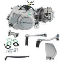Moteur de moto complet YINXIANG 150cc, 4 vitesses, embrayage manuel, refroidissement par air, démarrage électrique et au kick, pour moto tout-terrain, quad