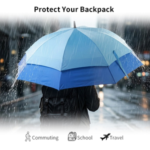 Extra <b>Large</b> 60 Inch Golf <b>Umbrella</b> Windproof Double Layer Rain <b>Umbrella</b> Portable Business Gift Wholesale - Product Image 3