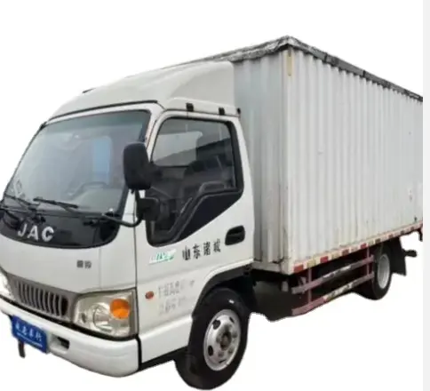 Used JAC Low Price 5 Ton 4.2m Truck Box Truck with Boutique Condition 20CBM Van For Sale
