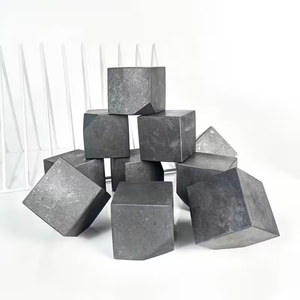 Commercio all'ingrosso di alta qualità naturale <span class=keywords><strong>Shungite</strong></span> cubo di <span class=keywords><strong>pietra</strong></span> grezza ruvide pietre curative di cristallo eccellente artigianato per i regali - Product Image 4