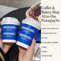 Gobelets à café en papier à double paroi bleus écologiques jetables en gros, 10oz 12oz, 5000 pièces, logo personnalisé imprimé, réponse rapide en vrac