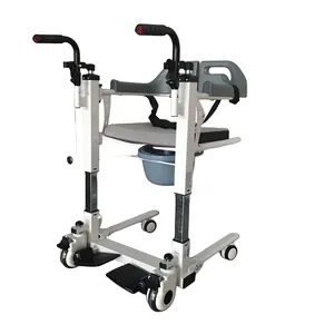 便携式安全防水护理老人病人升降机转动椅带马桶