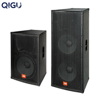 aP215A Enceinte PA professionnelle double 15 pouces 400W RMS 4Ω 98dB haute sensibilité pour scène, spectacles en direct, bars et KTV