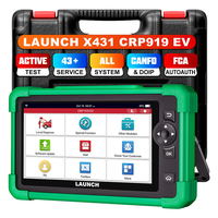 LAUNCH CRP919EV Nueva Herramienta de Diagnóstico Automotriz con WiFi, Analizador de Plásticos para Vehículos de Nueva Energía Tesla y BYD, Diagnóstico de Automóviles