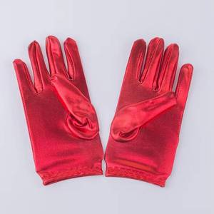 Gants courts pour enfants, accessoires de costume de scène, de fête, d'opéra, de danse, à doigts entiers, à la mode - Product Image 2