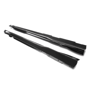 100% faldas laterales de fibra de carbono seca estilo X para <span class=keywords><strong>BMW</strong></span> <span class=keywords><strong>4</strong></span> Series G26 faldas laterales para <span class=keywords><strong>BMW</strong></span> 2021 + <span class=keywords><strong>4D</strong></span> sedán falda lateral de buen ajuste - Product Image 5