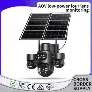Four Lens Solar Outdoor PTZ <b>Security</b> <b>Camera</b> Smart Dual <b>Light</b> Night Vision Two Way Audio WiFi Surveillance CCTV <b>Camera</b> - Product Image 4