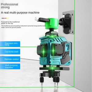 Bán buôn độ chính xác cao 12-dòng <span class=keywords><strong>laser</strong></span> màu xanh lá cây mức độ mạnh mẽ ngoài trời hồng ngoại san lấp mặt bằng pin tự động cấp công nghiệp cho - Product Image 4