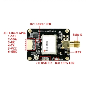 GPS <span class=keywords><strong>module</strong></span> với la bàn từ tính cho <span class=keywords><strong>FPV</strong></span> rc đua bay không người lái GY-GPSV3-M9N NEO-M9N gnss <span class=keywords><strong>Receiver</strong></span> với một la bàn - Product Image 2