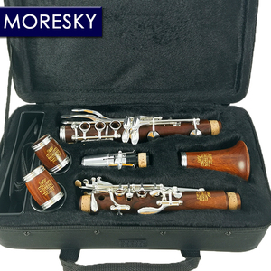 Clarinete MORESKY Mopane/Rosewood, Afinación en Do, 18 Llaves, Plateado, Soprano MC6812 - Product Image 2