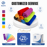 Serviette de séchage pour voiture en microfibre épaisse 800 g/m², sans peluches, conforme RoHS, 80 serviettes en microfibre pour voitures