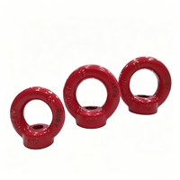 Écrou de levage en acier allié forgé en usine, peint en rouge, grade 80, M10-M30, pour palan robuste, capacité de charge de 0,4T à 50T