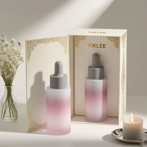 Kunden spezifische Goldfolie Logo Attar Parfüm Öl Papier box Achteckige Rollen flasche Verpackung Magnet Geschenk box mit Schaumstoffe insatz - Product Image 5