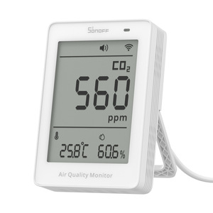 Sonoff airguard CO2ตรวจวัดคุณภาพอากาศผ่าน WiFi SAWF-08P เครื่องวัดความชื้นอุณหภูมิเสียงและสัญญาณไฟเตือนข้อมูลย้อนหลัง - Product Image 3