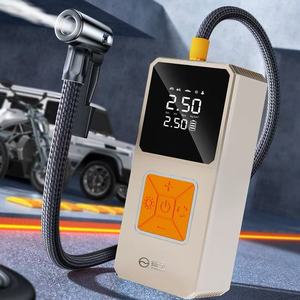 Chargeur de voiture à écran numérique <span class=keywords><strong>2</strong></span> en 1 et démarreur de saut Gonfleur de pneus de moto rechargeable Batterie externe Outils d'urgence pour voiture - Product Image 2
