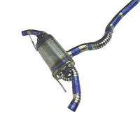 Knalpot Catback MPER Valvetronic untuk Mercedes A45 W177 CLA45 GLA45, Ringan, Titanium, Suara Agresif, Plug and Play