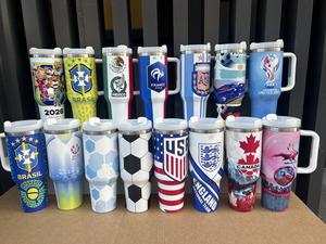 40オンス ステンレス製 <span class=keywords><strong>2026</strong></span>年サッカーワールドカップ フットボールスター タンブラー 二重壁真空断熱タンブラー キャンプや旅行に - Product Image 3