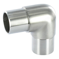 Haute qualité en acier inoxydable antirouille réglable escalier main courante accessoires Tube connecteurs de tuyau coude pivotant raccords de tuyau
