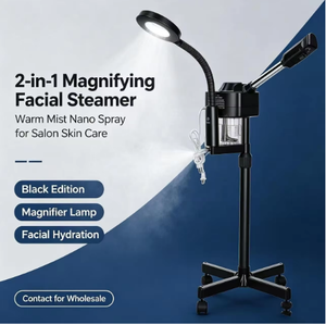 360 °   Vaporizador Facial Giratorio de Agua Fría y Caliente, Equipo Portátil de Belleza para Salón y Spa - Product Image 6