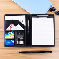 Fournitures de bureau, classeur de documents en cuir PU personnalisé format A4, organiseur de documents, porte-documents, bloc-notes