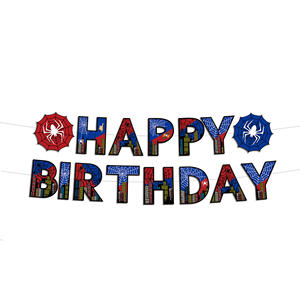 Vente flash : articles de fête sur le thème des super-héros, assiettes en papier, serviettes, ensemble de vaisselle sur le thème des héros, décorations de fête, vente en gros - Product Image 2