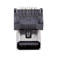 Conector Mini DisplayPort Hembra de 20 Pines, Receptáculo SMT de Inserción Frontal y Trasera, Puerto de Transmisión de Video 4K para Computadoras Portátiles
