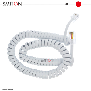 Longueur personnalisée RJ11 6P4C à RJ45 8P4C câble spiralé combiné téléphonique cordon bobine - Product Image 4
