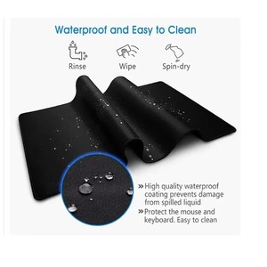 Graue Textur Glatte Gummi Plain Stilvolle PC-Gaming-Mauspads Gamer-Matten Teclado-Pad-Matte <span class=keywords><strong>Laptop</strong></span>-Büro teppich 900 X400 - Product Image 5