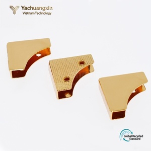 Protections d'angle en métal de luxe durables pour livres et quincaillerie de coffre - Product Image 2