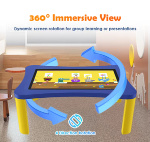 Table de café interactive multi-touch intelligente de 43 pouces pour cafés, hôtels, restaurants, bureaux, maisons, établissements scolaires, table TV intelligente - Product Image 1