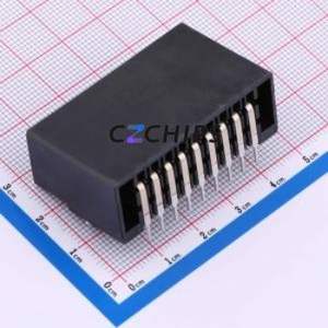 DL3810-18AW Automotive Connector Bent Lead Through Hole,P=3.81mm Connector Automotive Connector Socket 18P 3.81mm 2 - Product Image 2