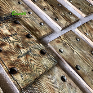 Expositor de Gafas de Sol de Madera Rústica Envejecida al por Mayor, Soporte de Mostrador de Doble Cara con Logotipo Grabado para 4 Gafas de Sol - Product Image 6
